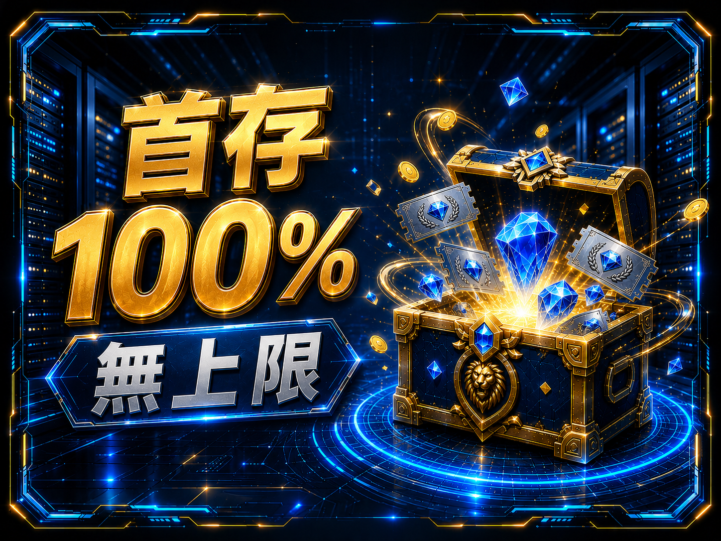 鑫元亨公會首存100%無上限活動